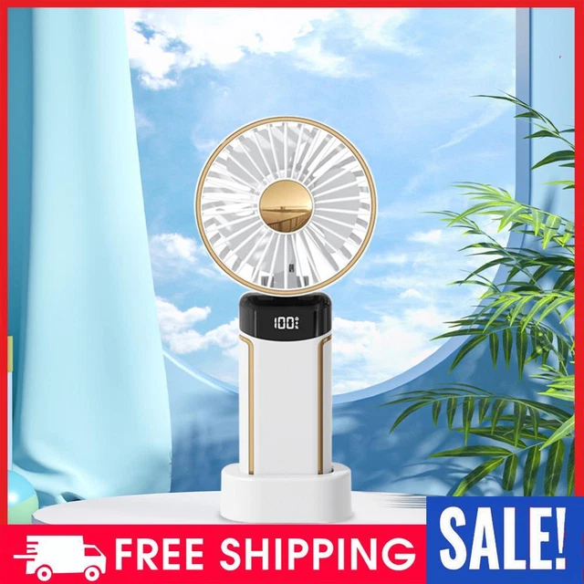 Air Cooling Electric Fan USB Rechargeable Student Small Fan Mute for Home Office