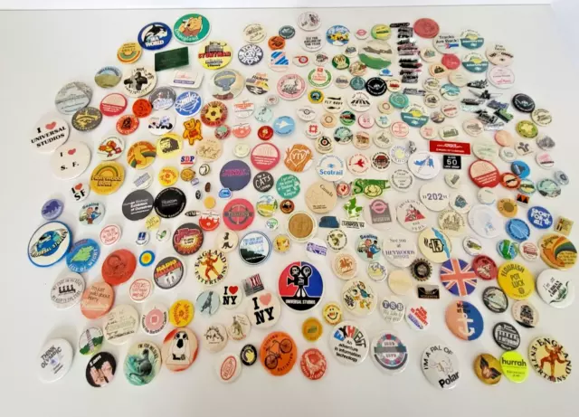 Large Job Lot  Mixed Vintage Pin Badges. Lots of Railway Memorabilia