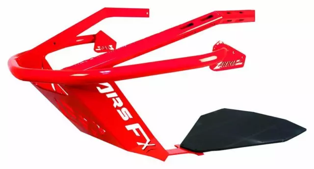 Zbroz Racing Front Bumpers - Red for 2017 Polaris 550 Voyageur 155 Snowmobile