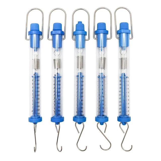 QWORK WD3854 bilancia a molla bilancia sospesa plastica portatile 5 pz blu