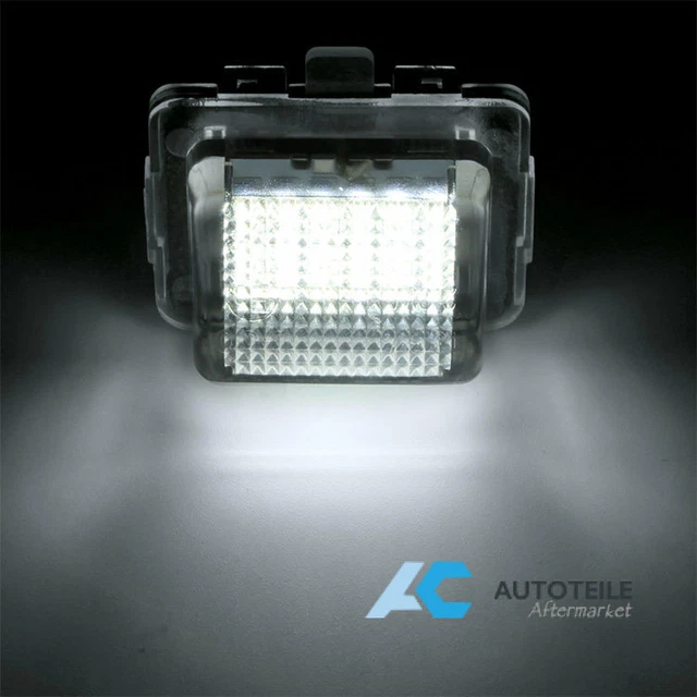 LED Kennzeichenbeleuchtung 6000K Kaltweiß 12V CANBUS Für Mercedes ML