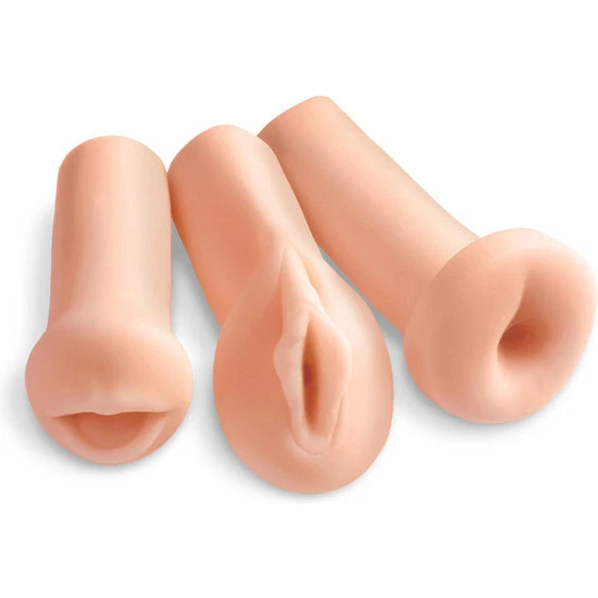 All 3 Holes - Kit De 3 Masturbadores Realísticos