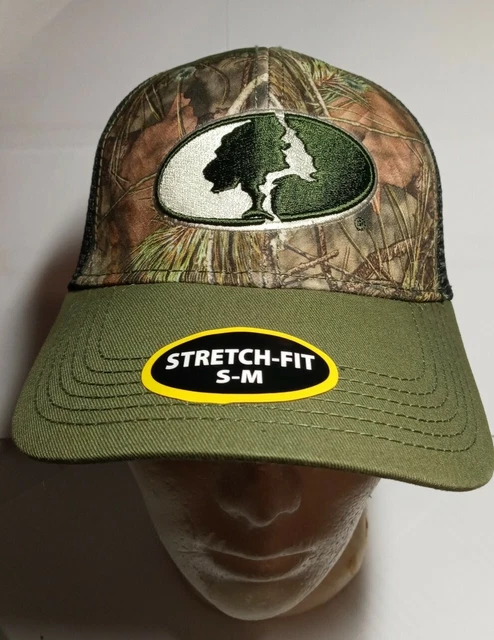 Mossy Oak Mens Stretch Fit L-XL Mesh Hat Camouflage Hunting Cap