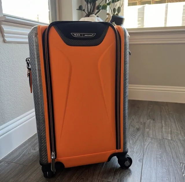 New TUMI Mclaren Aero Expandable 4 Wheeled Carry-on Suitcase  Luggage Travel 22”
