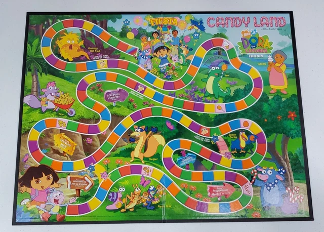 MILTON BRADLEY 2005 Dora The Explorer Candy Land Game Replacement Board ...
