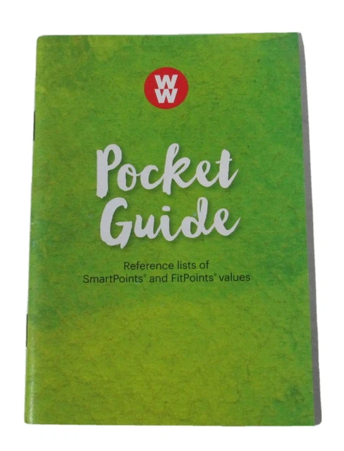 Weight Watchers 2017 Smart Points GUÍA DE BOLSILLO A-Z lista de alimentos con FitPoints