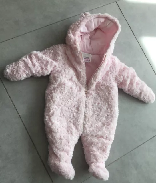 Baby Overall Mädchen Rosa Gr. 0-3 Monate - Marke PitterPatter Neuwertig