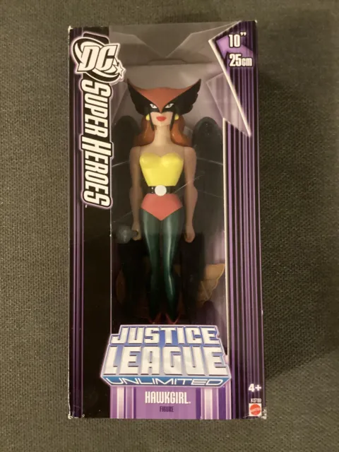 2007 DC Super Heroes Justice League Unlimited  10” HAWKGIRL