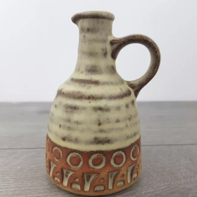 Cornish Pottery Jug Tremar St. Keyne Liskeard Cornwall 13 cm Vintage Retro