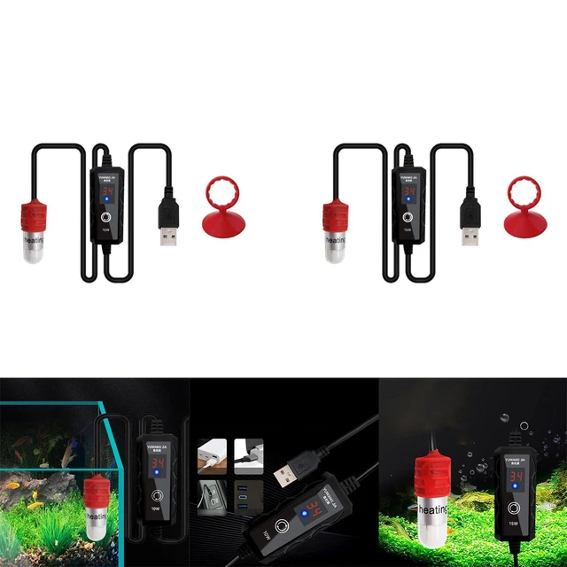 Submersible Thermostat Heat Rod 15-34 Degrees 9°F-59Aquarium Fish Tank Heater