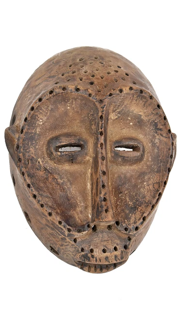 Lega Mask Pitted Bwami Society Congo African Art