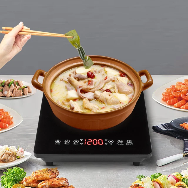 PORTABLE INDUCTION INFRARED Cooktop 1800W Burner Cooker Hot Pot Stove
