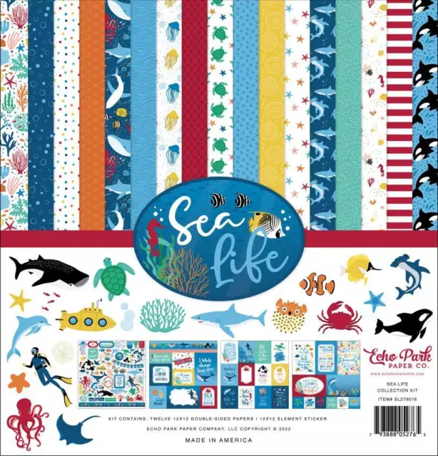 Echo Park "Sea Life" 12x12" Collection Kit