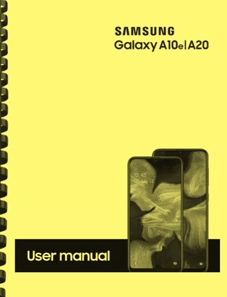 Samsung Galaxy A10e A20 TracFone OWNER'S USER MANUAL