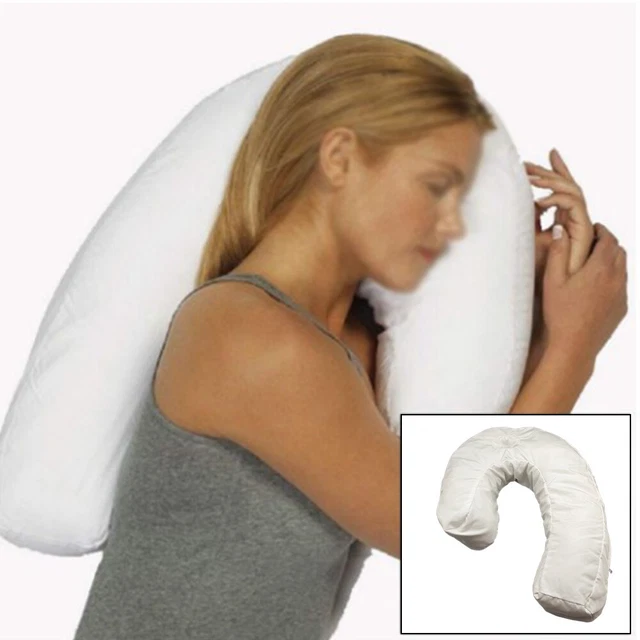 Side Sleeper Headrest Pillow Travel Soft Anti-snoring Cushion U-Shape For Trip