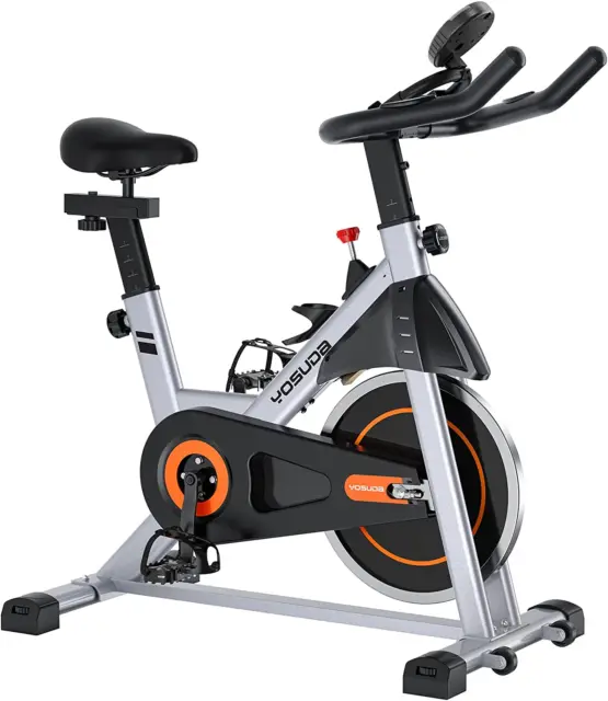 Magnetic Indoor Cycling Bike with iPad Mount & Comfort Seat
