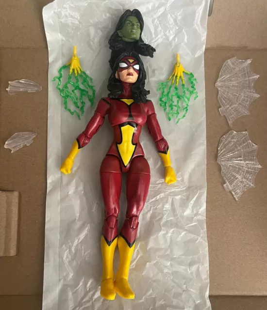 *** Marvel Legends Avengers 60Th Skrull Queen / Spider-Woman Just Out Of Box ***