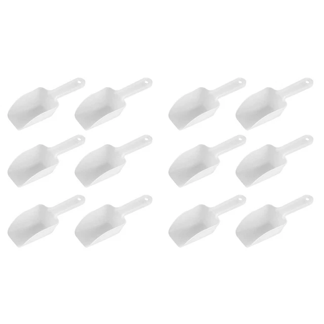 12 Pcs Small Size Shovels Cat Food Shovels Tea Scoop Rice Scoop