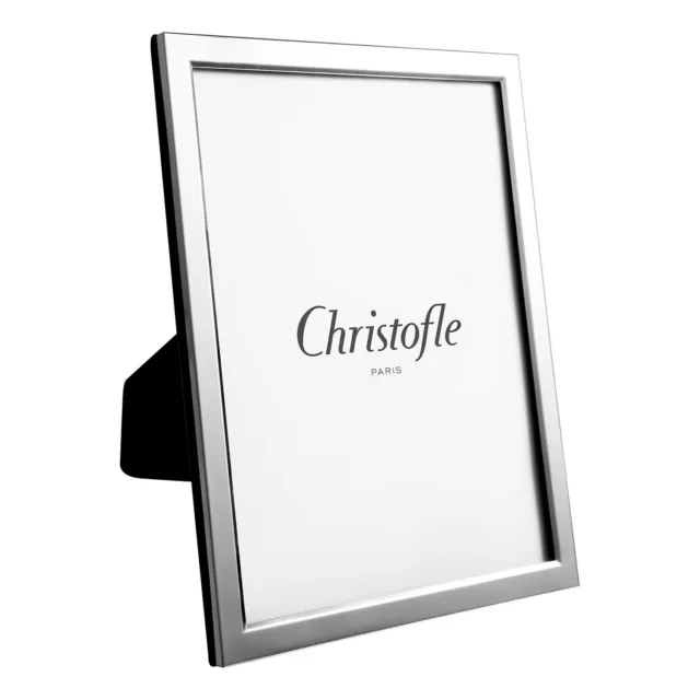 Christofle Uni Silver Plated 5" X 7" Picture Frame #4256025 Brand Nib Save$ F/Sh