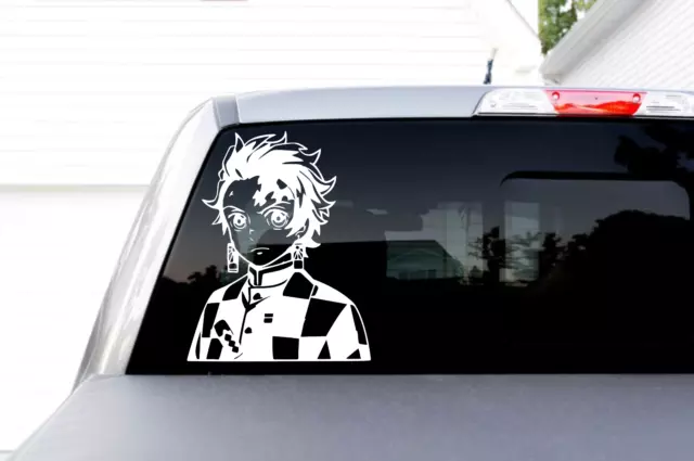 Vinyl Decal Truck Car Sticker Laptop - Anime Manga Demon Slayer Tanjiro Kamado H