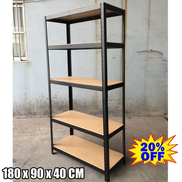 MUSCLE RACK 5SHELF Heavy Duty Steel Garage Shelving Storage Shelves