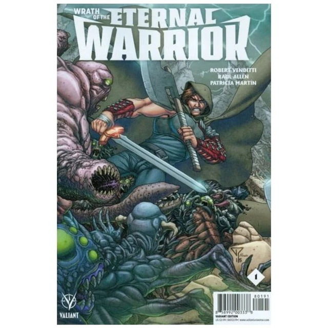 Wrath of the Eternal Warrior #1 Cover 9 in NM condition. Valiant comics [c/
