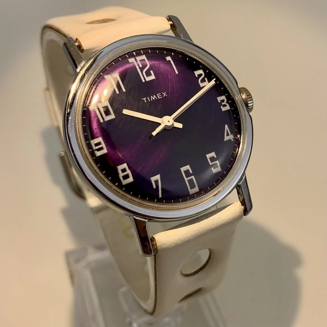 Montre Vintage Timex Homme (années 60-70) - Fonctionne Mais S'arrête - Pour Réparation Ou Pièces