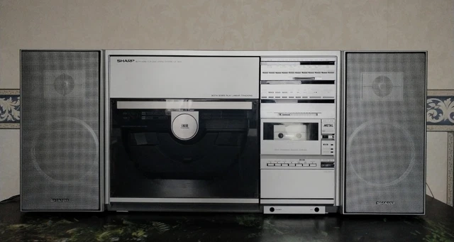 VINTAGE SHARP VZ-3500 Boombox Ghetto Blaster Linear Tracking Record ...