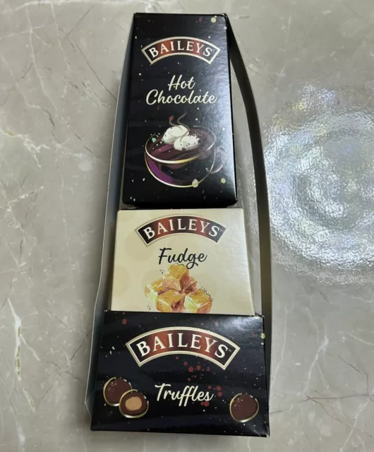 *BNIB* Baileys Treats Tower Hot Chocolate Truffles Sea Salt Caramel Fudge Set