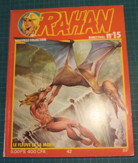 Rahan le fleuve de la mort, Bimestriel n°15, Editions Vaillant 1980 (BD1)