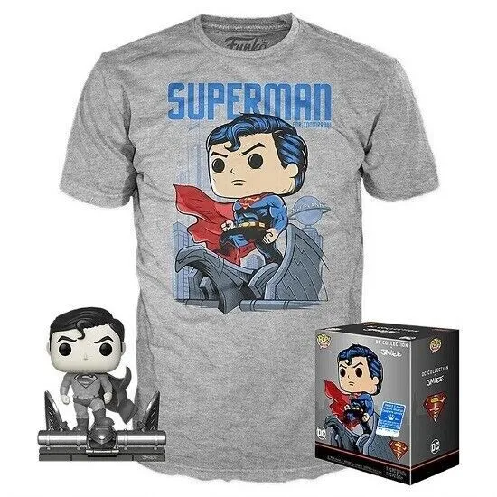 Funko POP! SUPERMAN Jim Lee DC  + T-Shirt -XL