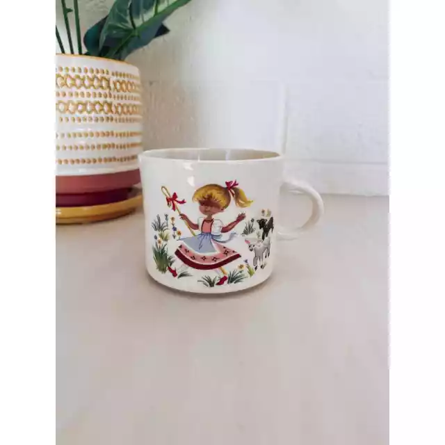 Vintage Arklow Pottery of Ireland Mid Century Mug Nursery Rhyme