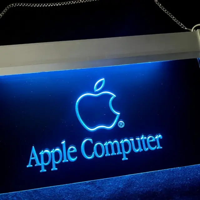 Apple Computer signboard lighting Apple logo not for sale novelty Super Rare