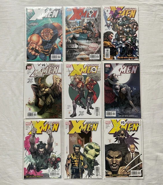 Marvel Comics Uncanny X-Men #435 436 437 438 439 440 441 442 443 (2007) Lot of 9