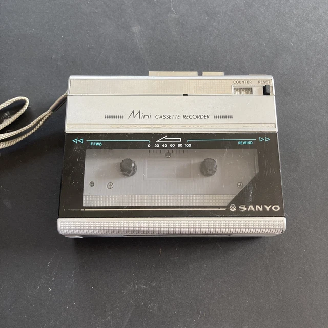 WALKMAN SANYO MINI CASSETTE RECORDER M1120 Vintage EUR 12,50 PicClick FR