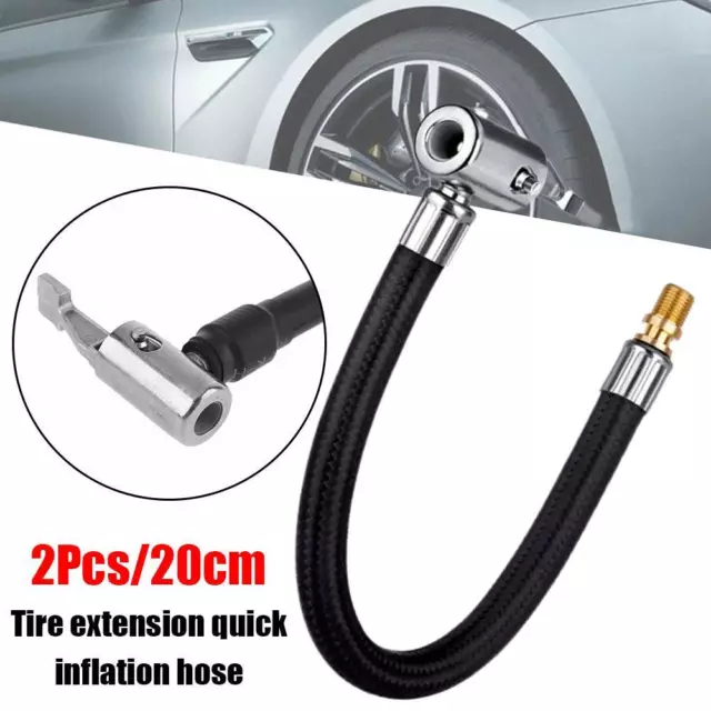 Car Mounted Inflation Pump Extended Inflation TubeTire Inflation Hose] T3O5