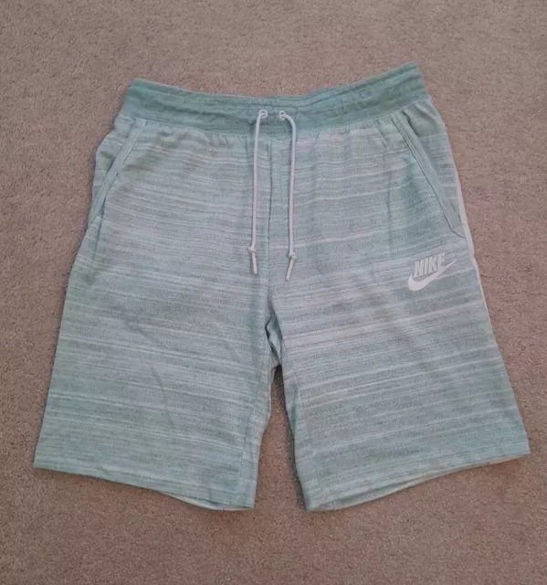 NIKE NSW AV15 Shorts Knit Mint Green Men’s 885925-103 Size Medium $24. ...