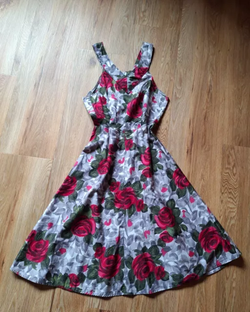 Vintage-Kleid für Damen Größe 40