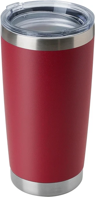Insulated Tumbler Cup 20oz Stainless Double Wall Vacuum Travel Coffee Mug Red