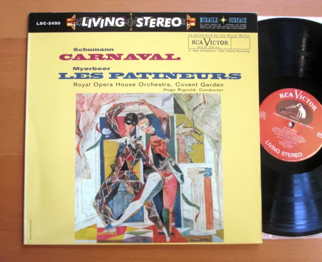 LSC-2450 Carnaval Les Patineurs Hugo Rignold NEAR MINT RCA Living Stereo 180g