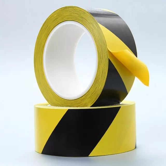 Hazard Warning Tape Self Adhesive Roll Marking Barrier Safety Danger Caution DIY