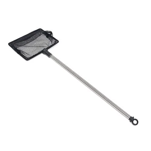 Fine Mesh Fish Tank Net with Long Handle – Aquarium Fish Net with Extendable ...