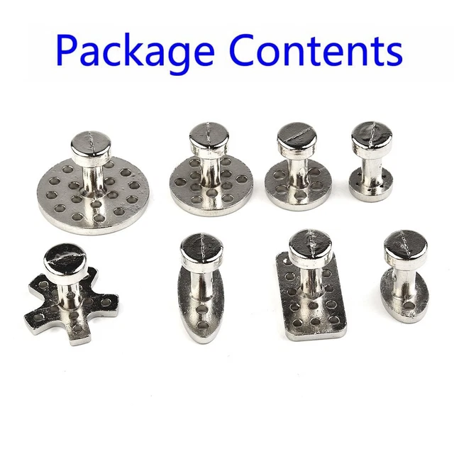 Car Paintless Dent Puller Lifter Glue Repair Hail Removal Tabs Tool-Kit