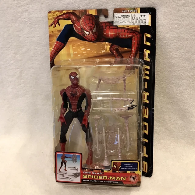 SPIDER MAN 2 Toybiz Magnetic Spider-man Spiral Spinning Action 2004