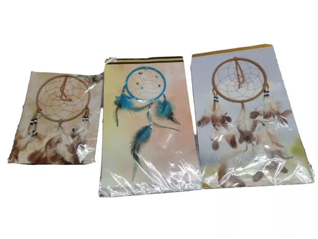 Set OF 3 New Lakota Sioux Dream Catcher Authentic St. Joseph's Indian School