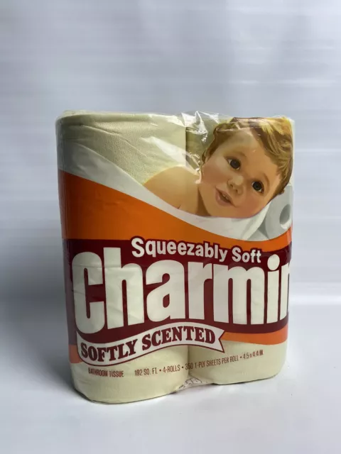 Vintage 1980s Charmin Beige Toilet Paper 6-pack Sealed NOS NEW Tv Movie  Prop