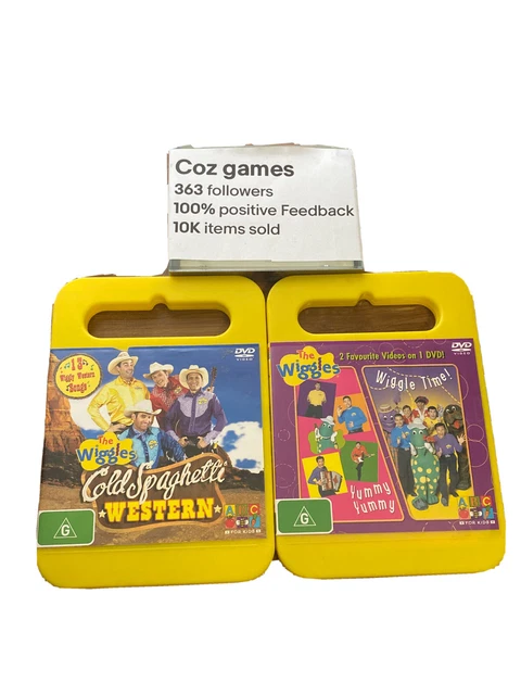 THE WIGGLES WIGGLE Time & Yummy Yummy & Cold Spaghetti Western DVD