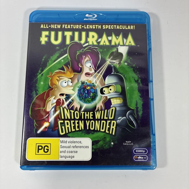 FUTURAMA INTO THE Wild Green Yonder Blu Ray with Special Features $21. ...