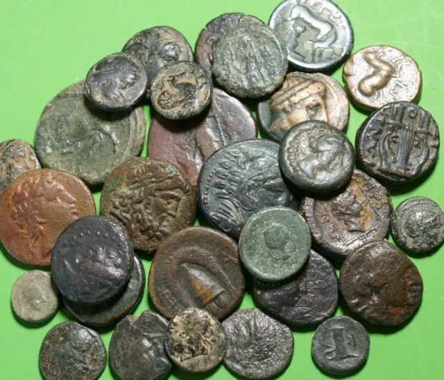 1 Random Small ( 9 to 20 MM) Premium Grade Greek Bronze Ancient Coin