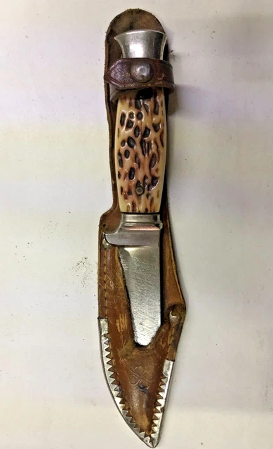 B&ouml;ker Portafoglio In Pelle Boy Scout Con Fodero Per Coltello - 090010 - Nuovo